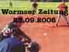 Wormser Zeitung - Herren - 25.09.2006